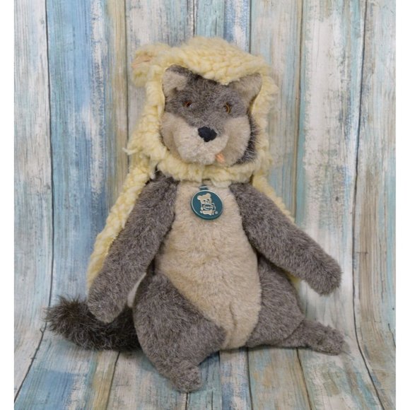 Dakin Toys Rare Vintage Dakin Pillow Pets Wolf In Sheeps Clothing